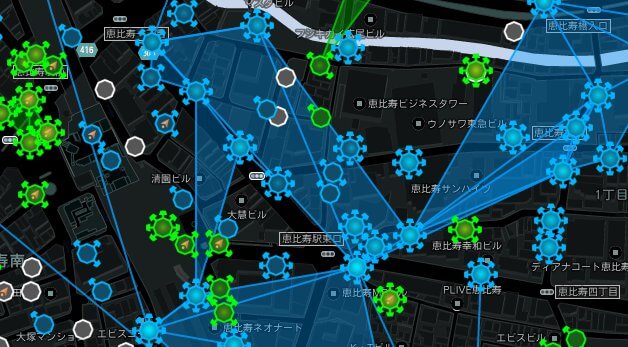 Intel Map - 恵比寿駅付近